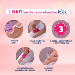 Kem tẩy lông Veet Silk & Fresh dành cho da thường 25g/50g