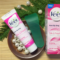Kem tẩy lông Veet Silk & Fresh dành cho da thường 25g/50g