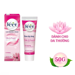 Kem tẩy lông Veet Silk & Fresh dành cho da thường 25g/50g
