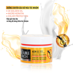 Kem ủ tóc Double Rich chuyên sâu cho tóc nhuộm 150g