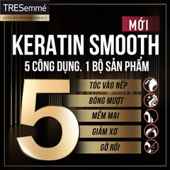 Kem ủ tóc TRESemmé Keratin Smooth vào nếp suôn mượt 180ml