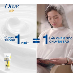Kem xả Dove phục hồi hư tổn 1 phút siêu dưỡng 300ml