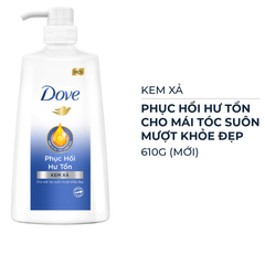 Kem xả Dove phục hồi hư tổn cho tóc chắc khỏe 610g