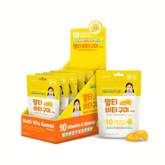 Kẹo dẻo dinh dưỡng Condiion Kids multi vita gummi + curcumin (Hộp 5 gói x 18 viên)