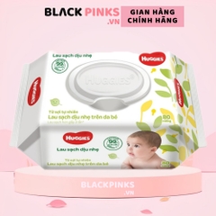 Khăn ướt Huggies Clean Care không mùi gói 80 miếng