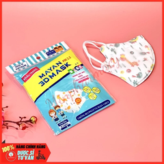Khấu trang Mayan 3D Pm2.5 kids++ 5 cái (màu ngẫu nhiên)