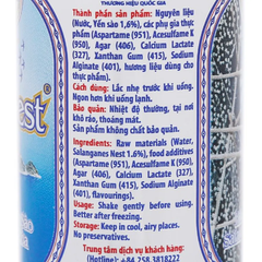 Khay 30 lon nước yến sào Khánh Hoà Sanest không đường 190ml