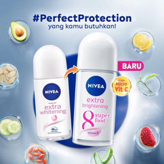 Lăn khử mùi Nivea Extra Brightening sáng mịn tối ưu 50ml