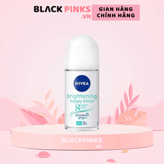 Lăn khử mùi Nivea Happy Shave sáng mịn làm dịu da 50ml