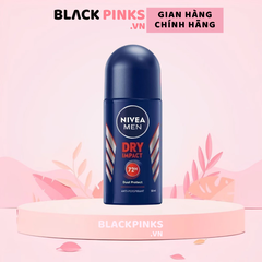Lăn khử mùi Nivea Men khô thoáng da vượt trội 50ml