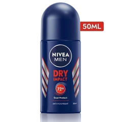 Lăn khử mùi Nivea Men khô thoáng da vượt trội 50ml