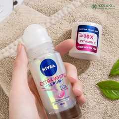 Lăn khử mùi Nivea Serum dưỡng da sáng mịn 40ml