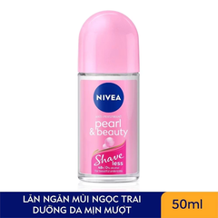 Lăn khử mùi Nivea Shaveless ngọc trai đẹp quyến rũ 50ml