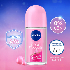 Lăn khử mùi Nivea Shaveless ngọc trai đẹp quyến rũ 50ml