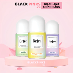 Lăn khử mùi Refre Whitening Perfume hương ngọt ngào/Thanh nhã/Phấn thơm/Sang trọng/Tình yêu 40ml