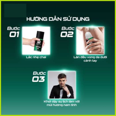 Lăn khử mùi Romano hương nước hoa Gentleman/Classic/Force/Attitude 50ml