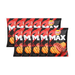 Lốc 10 gói snack khoai tây Lay's Max vị bò Wagyu 45g