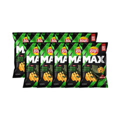 Lốc 10 gói snack khoai tây Lay's Max vị tảo biển kiểu Nhật Bản 42g