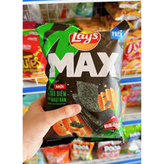 Lốc 10 gói snack khoai tây Lay's Max vị tảo biển kiểu Nhật Bản 75g