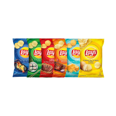 Lốc 10 gói snack khoai tây Lay's mix vị 32g