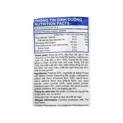 Lốc 10 gói snack khoai tây Lay's mix vị 54g