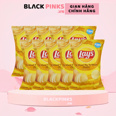 Lốc 10 gói snack khoai tây Lay's vị tự nhiên 90g