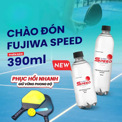 Lốc 12 chai nước uống bổ sung ion Fujiwa Speed 390ml