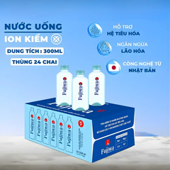 Lốc 12 chai nước ion kiềm cao cấp Fujiwa 300ml