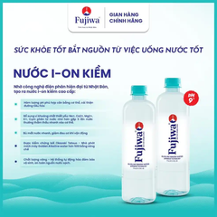 Lốc 12 chai nước ion kiềm cao cấp Fujiwa 450ml