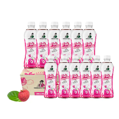 Lốc 12 chai trà Greentime hương vải 350ml