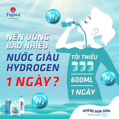 Lốc 12 lon nước giàu hydrogen Fujiwa 330ml