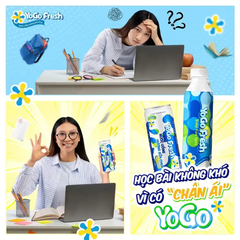 Lốc 12 lon nước uống sữa chua Yogo 320ml