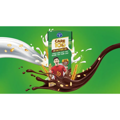 Lốc 4 hộp sữa cacao lúa mạch Care 100 Active 180ml
