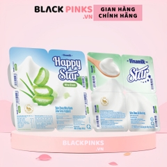 Lốc 4 hộp sữa chua có đường/nha đam Happy Star Vinamilk 100g