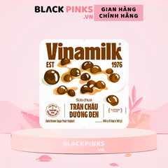 Lốc 4 hộp sữa chua Vinamilk trái cây/dâu/lựu đỏ ít đường/nếp cẩm/trân châu đường đen 100g