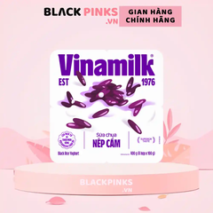 Lốc 4 hộp sữa chua Vinamilk trái cây/dâu/lựu đỏ ít đường/nếp cẩm/trân châu đường đen 100g