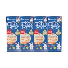 Lốc 4 hộp sữa non pha sẵn Nutricare MetaCare Eco 180ml