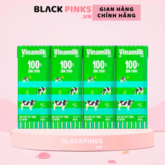 Lốc 4 hộp sữa tươi tiệt trùng Vinamilk có đường 110ml/180ml/1l