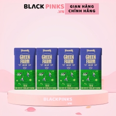 Lốc 4 hộp sữa tươi tiệt trùng Vinamilk Green Farm có đường/rất ít đường 110/180ml