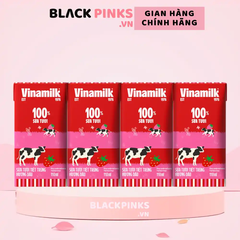 Lốc 4 hộp sữa tươi tiệt trùng Vinamilk hương dâu/socola 110/180ml