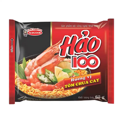 Lốc 5 gói mì Hảo Hảo 100 tôm chua cay gói 65g