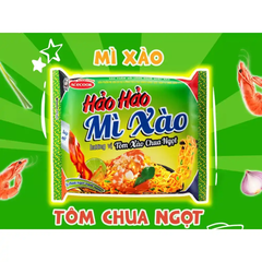 Lốc 5 gói mì xào khô Hảo Hảo tôm chua ngọt/tôm hành gói 75g