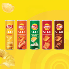 Lốc 5 hộp snack khoai tây Lay's Stax mix vị 150g