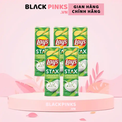 Lốc 5 hộp snack khoai tây Lay's Stax vị kem chua hành 100g