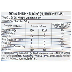 Lốc 5 hộp snack khoai tây Lay's Stax vị kem chua hành 65g