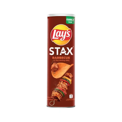 Lốc 5 hộp snack khoai tây Lay's Stax vị thịt nướng BBQ 150g