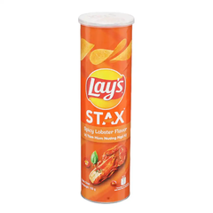 Lốc 5 hộp snack khoai tây Lay's Stax vị tôm hùm nướng 155g
