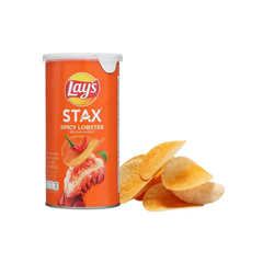 Lốc 5 hộp snack khoai tây Lay's Stax vị tôm hùm nướng 65g