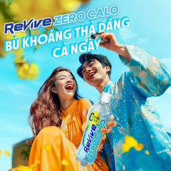 Lốc 6 chai nước bù khoáng Revive không calo 500ml