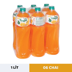 Lốc 6 chai nước cam ép Twister 1L